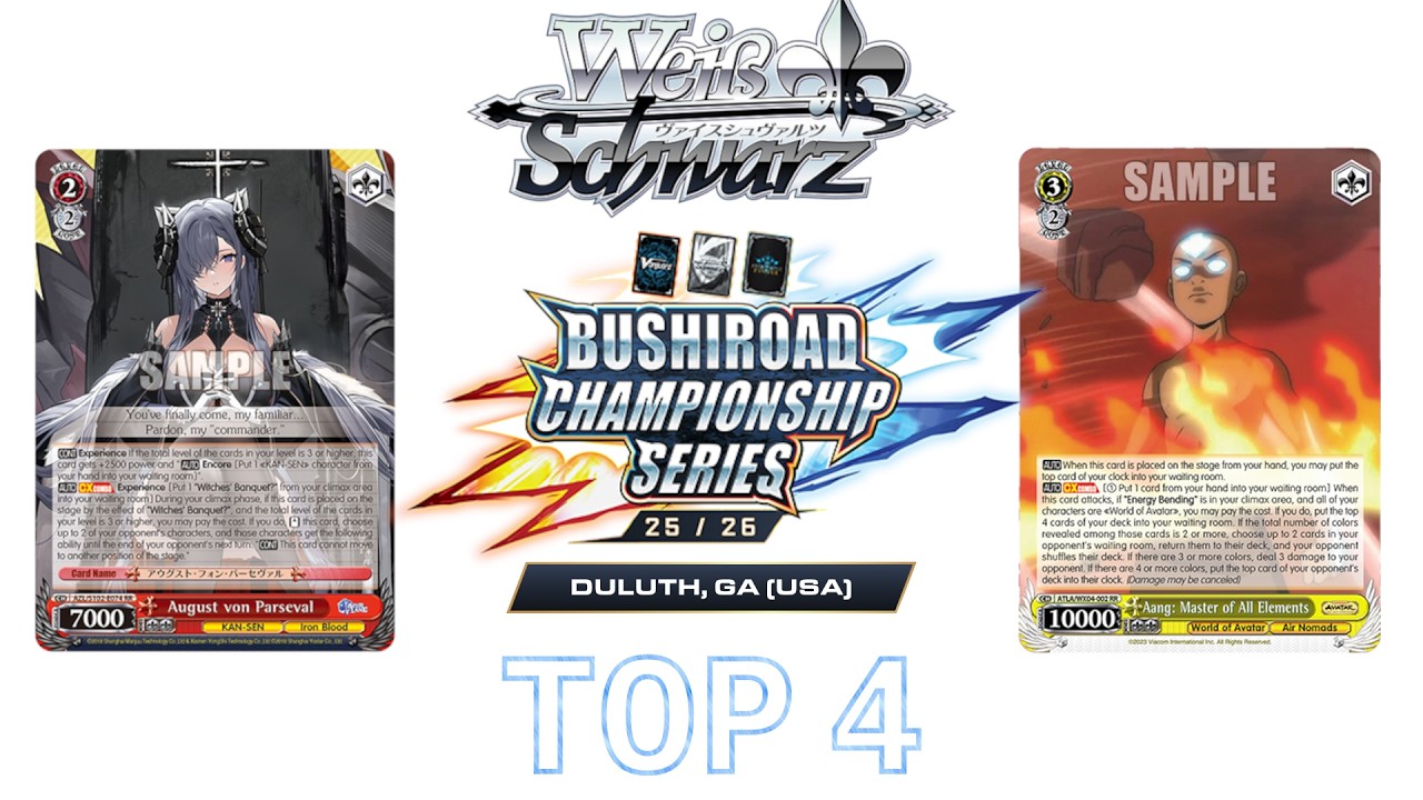 Bushiroad Championship Series 25/26 Duluth, GA - Weiß Schwarz
