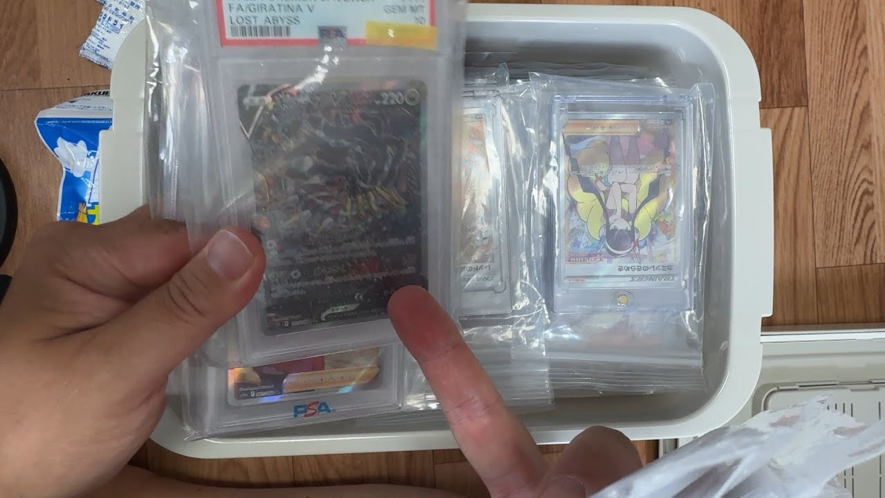 Organizing my Pokemon card collection. Changing the desiccant