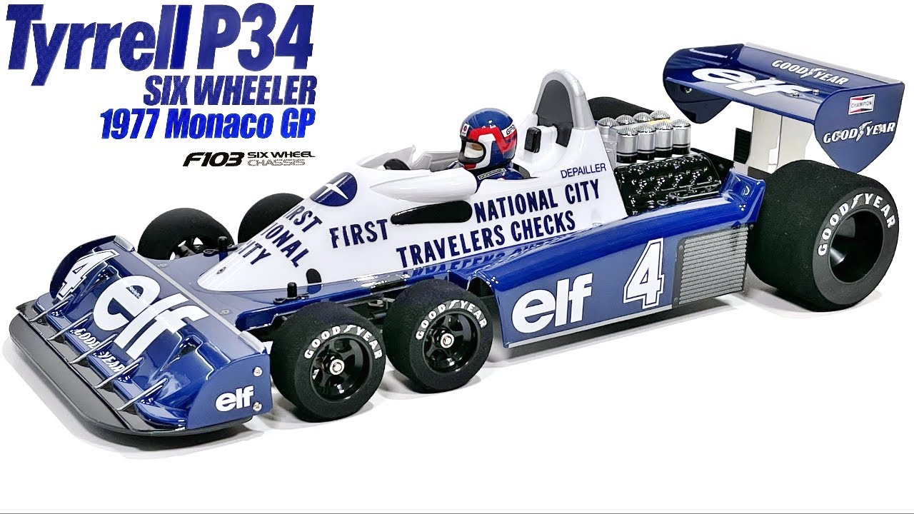 Tamiya Tyrrell P34 Six Wheeler - 1977 Monaco GP - XB Pro 47428