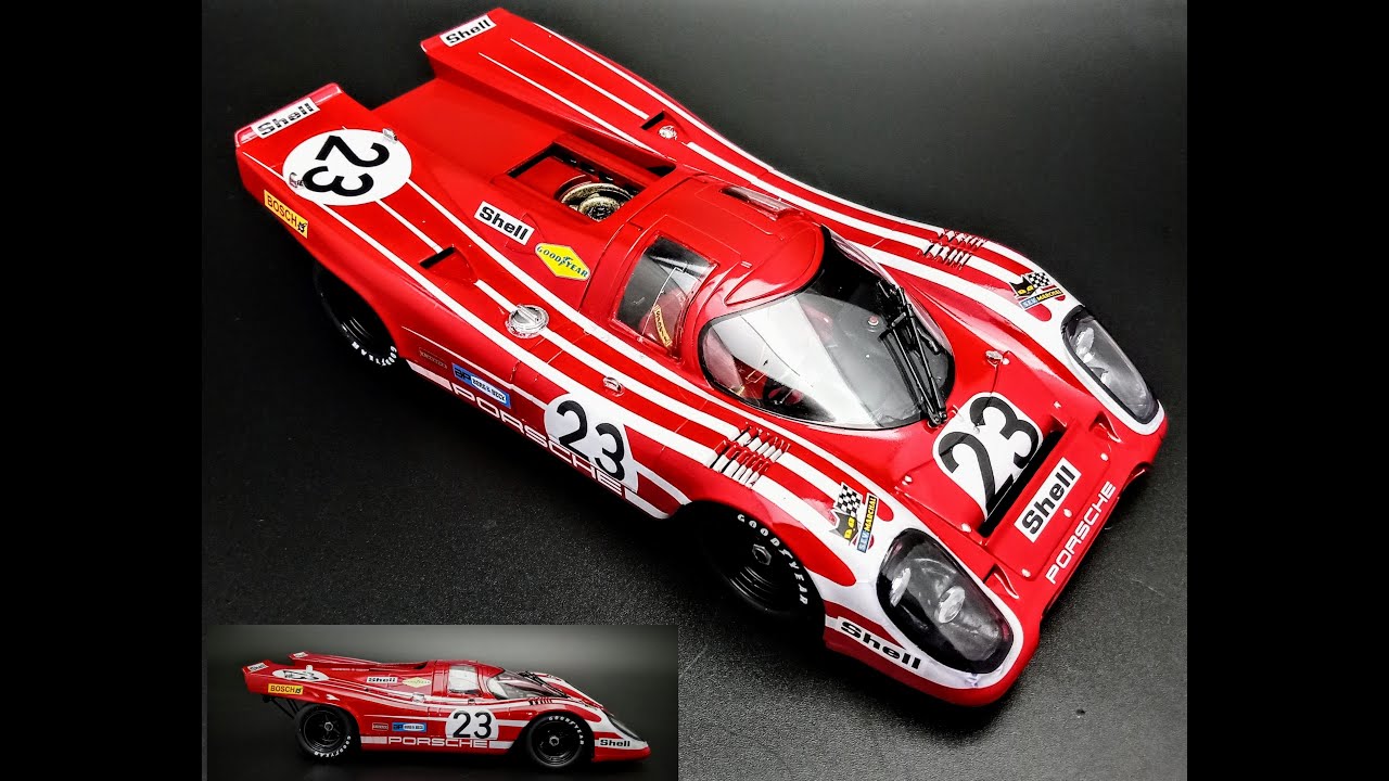 Porsche 917 KH 12cyl 1970 Le Mans Winner 1/24 Scale Model Kit
