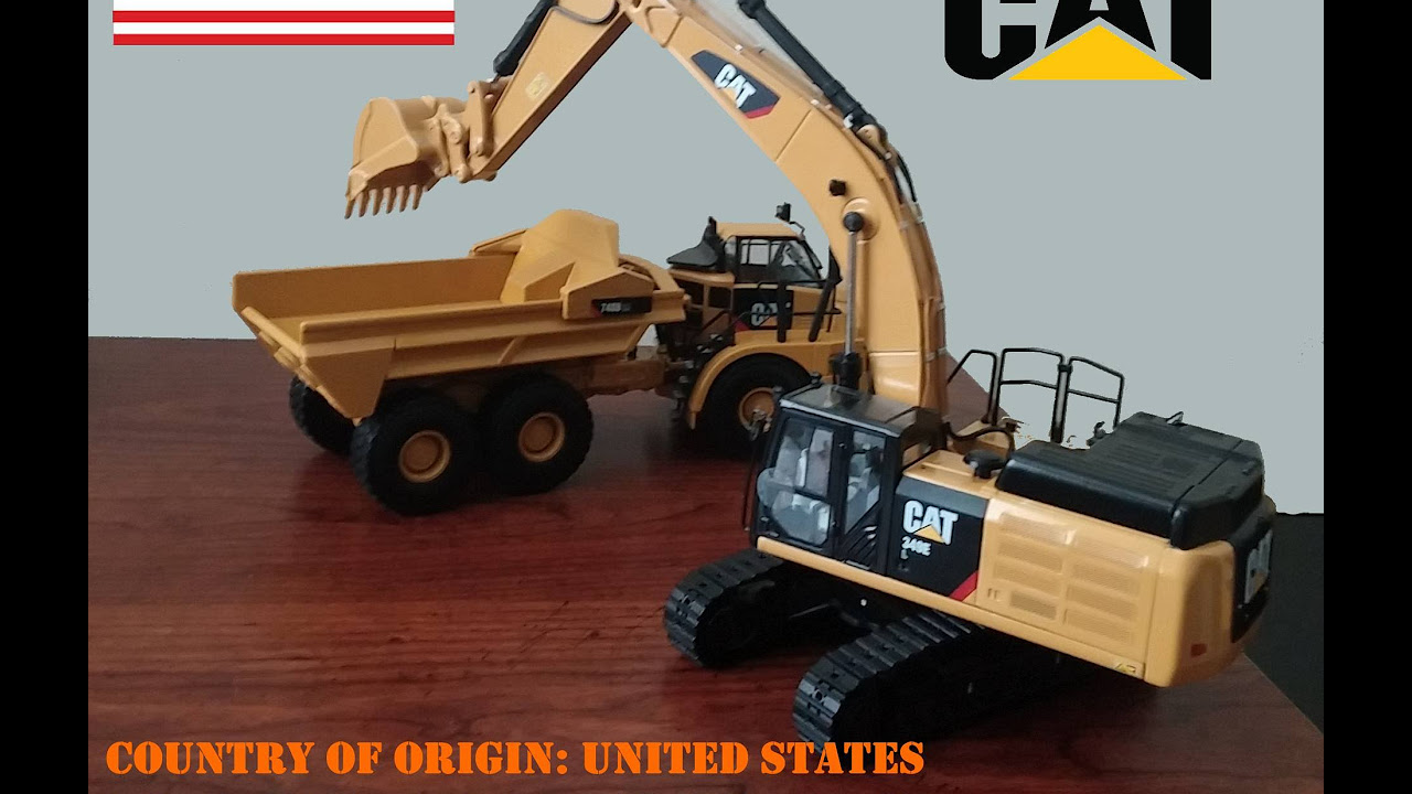 Classic Construction Models Cat 349E L Excavator - YouTube
