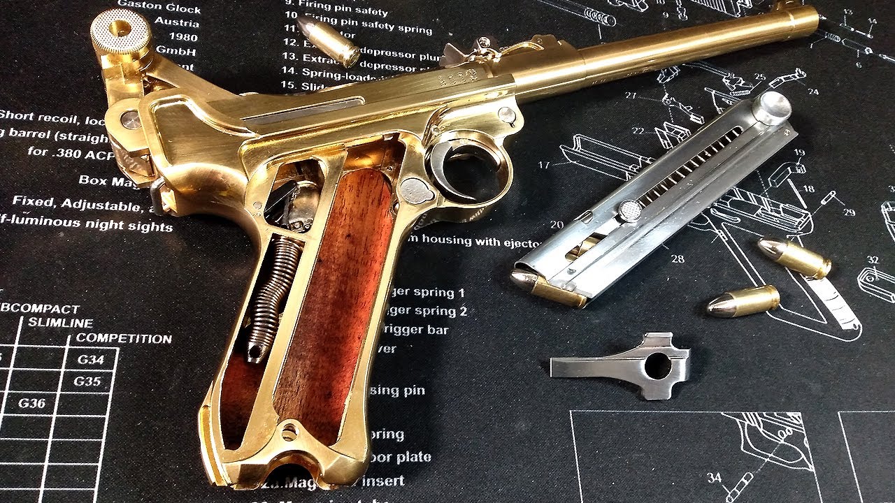 Normal Disassembly] Marushin Metal Model Gun Luger P08 Mechanism