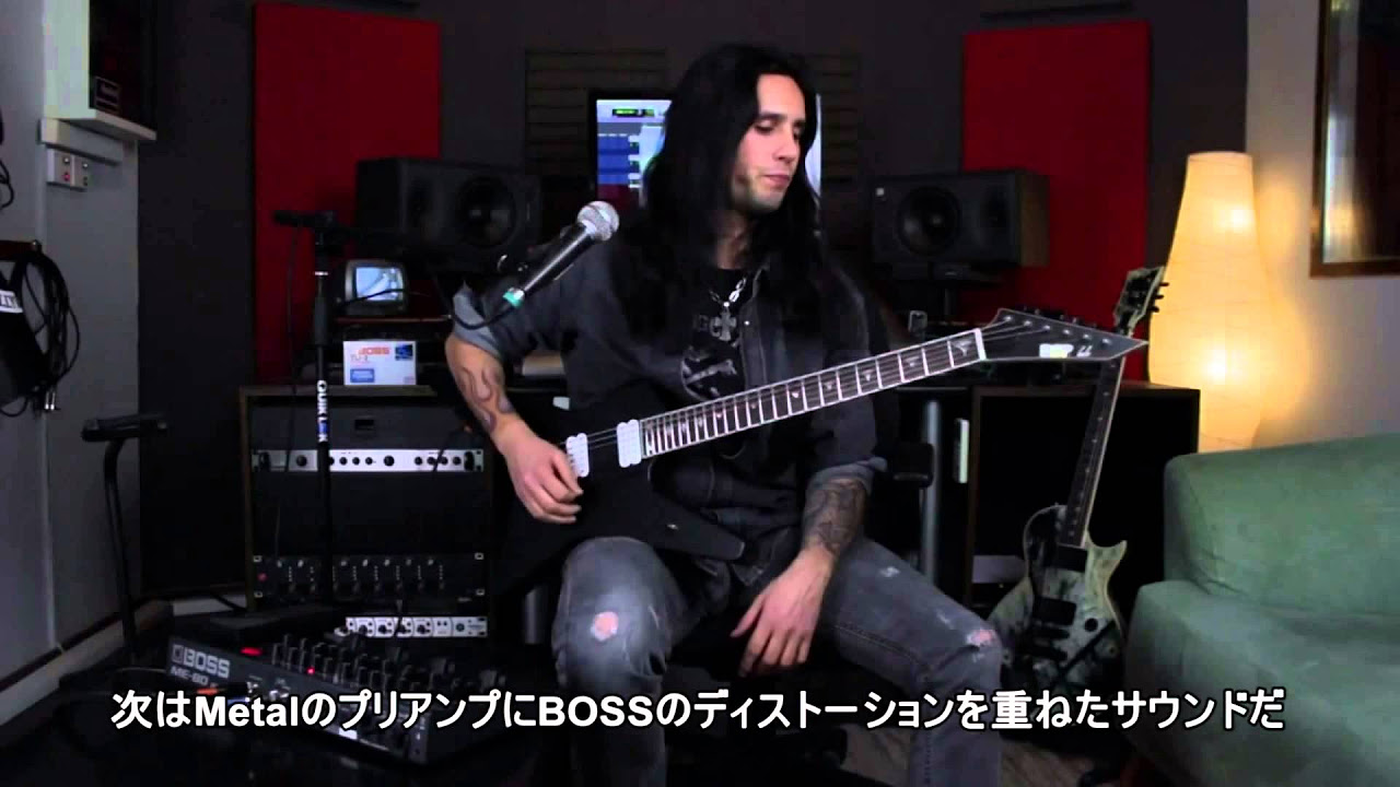 BOSS TONE CENTRAL] ME-80 played by Gus G - YouTube