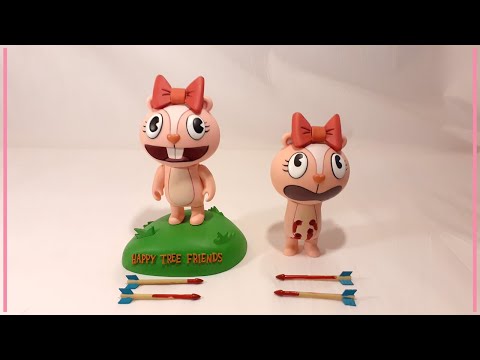 Happy Tree Friends SEG GIGGLES figure deluxe pack review - YouTube