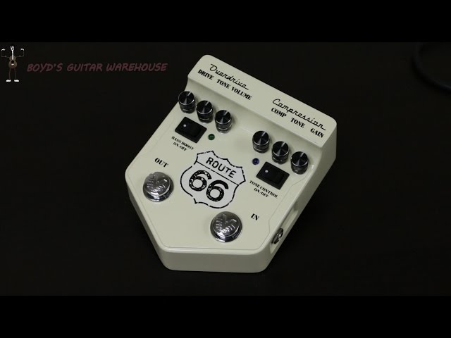 Visual Sound Route 66 V2 Compression Overdrive Demo - YouTube