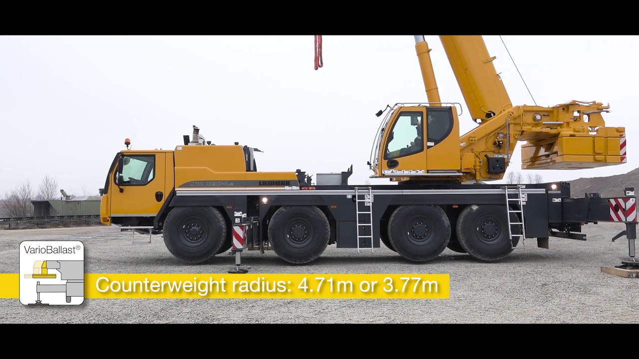 Liebherr - LTM 1090-4.2 Economical all-rounder on four axles - YouTube