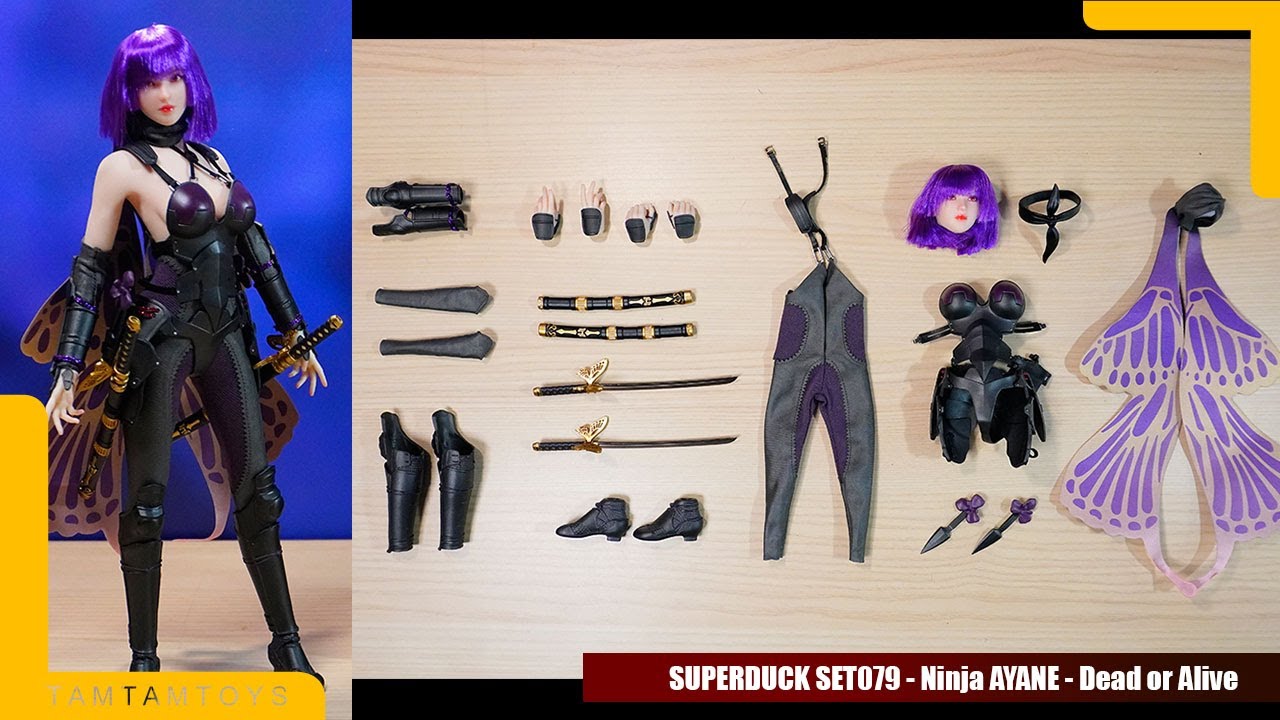 Unboxing Ayane - Dead or Alive 1/6 Acc - Superduck Set079 - YouTube