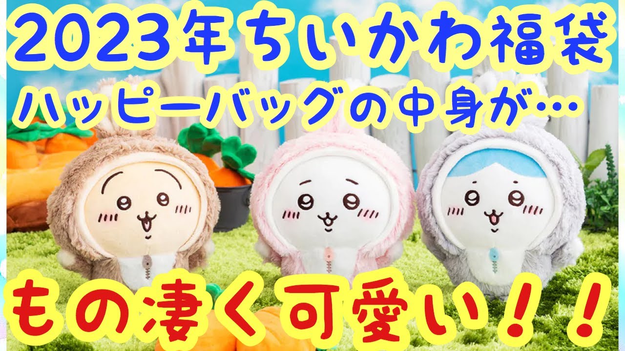 Chiikawa] Pre-orders for the Chiikawa Happy Bag 2023 Year of the