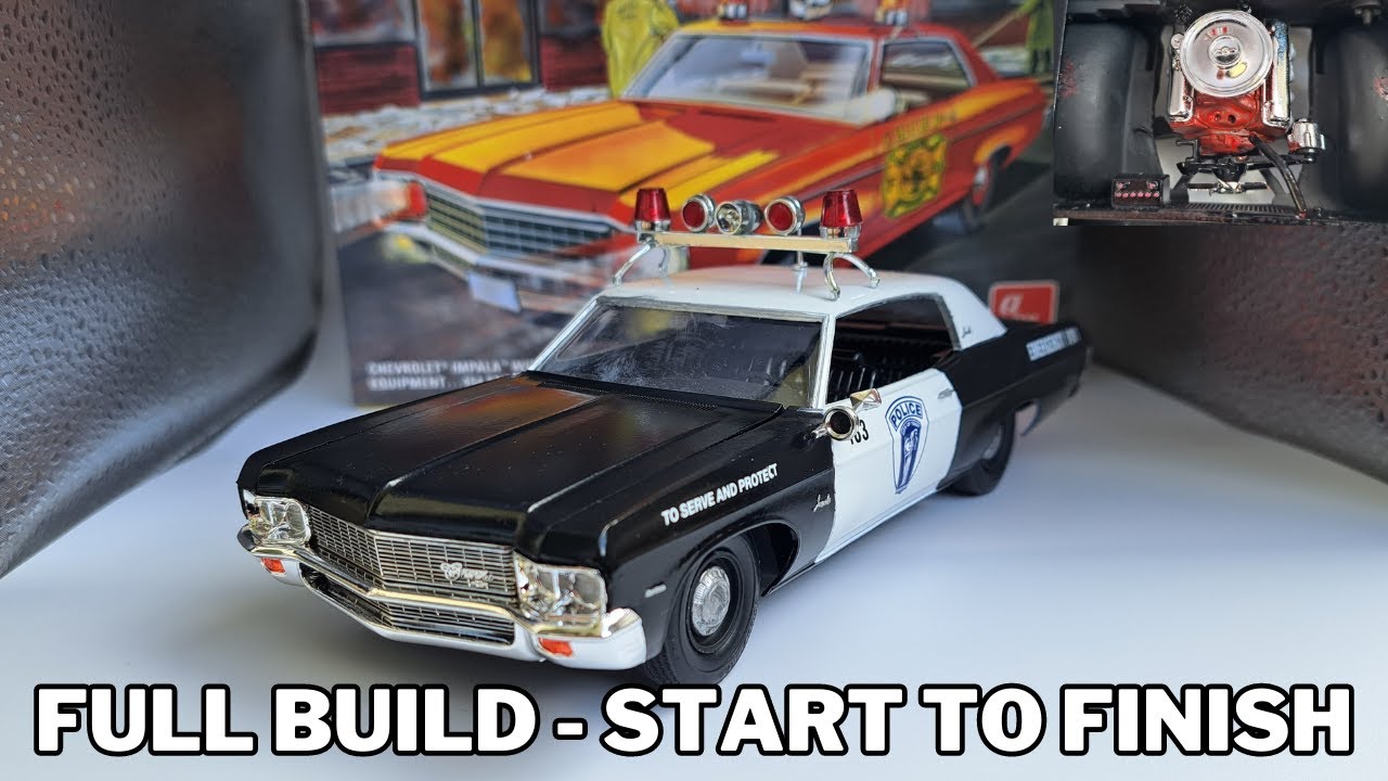 Building the 1970 Chevrolet Impala Police Cruiser: 1/25 Scale