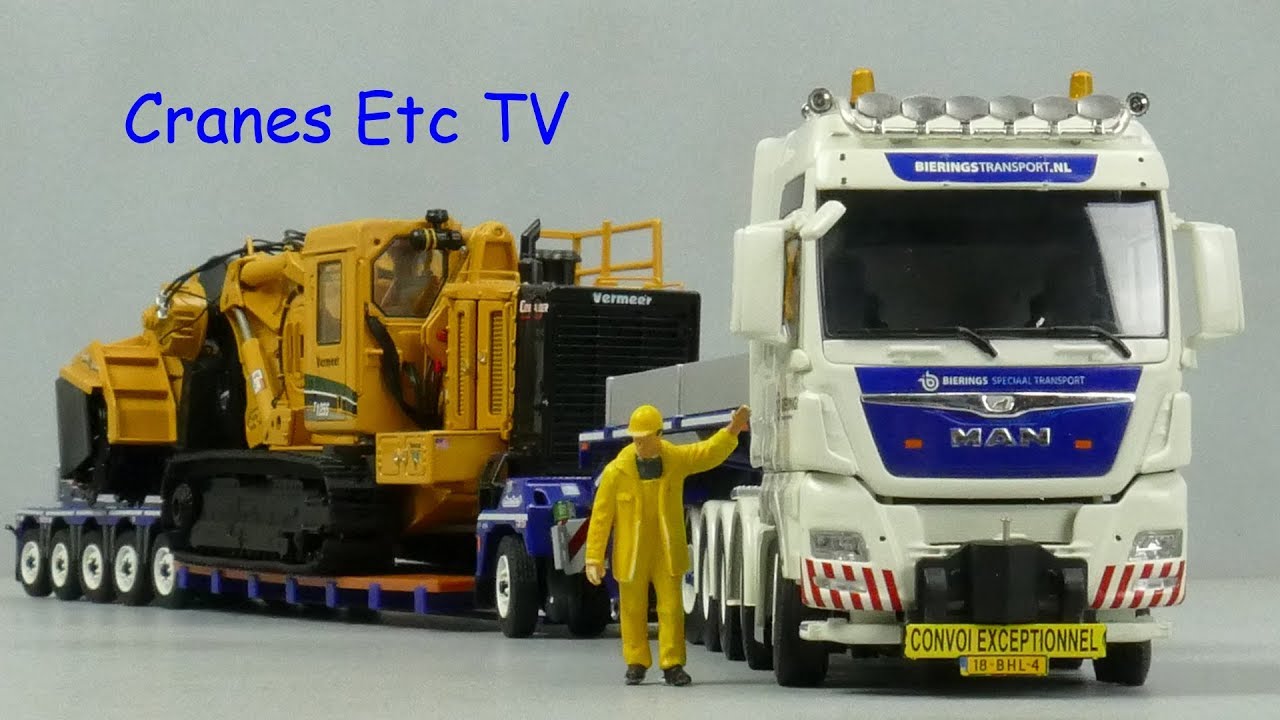 WSI MAN TGX XXL + 1+5 Nooteboom Trailer 'Bierings' by Cranes Etc
