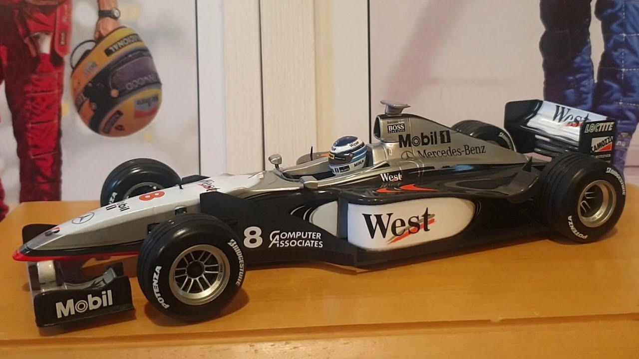 1/18 Mika Hakkinen 1998 West Mclaren Mercedes MP4-13 - F1 World
