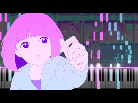 Halzion「ハルジオン」- YOASOBI (Piano Synthesia) - YouTube