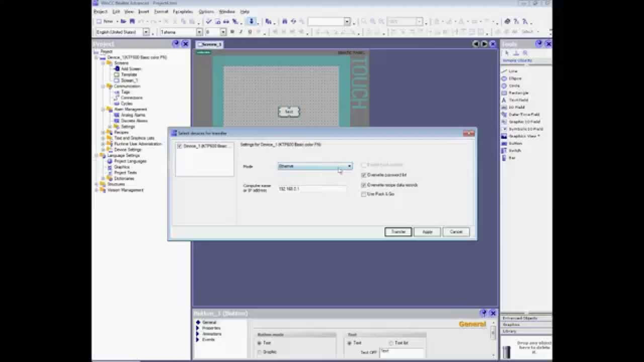 Creating an HMI Pack&Go File in WinCC flexible 2008 | Authorized