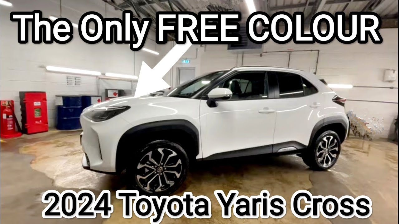 New 2024 Toyota Yaris Cross Design in White The only FREE Colour