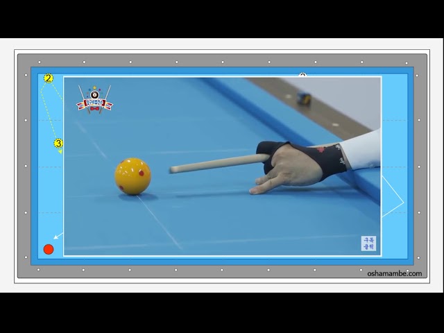 スリークッションの基本的な技術：箱球（018） - YouTube