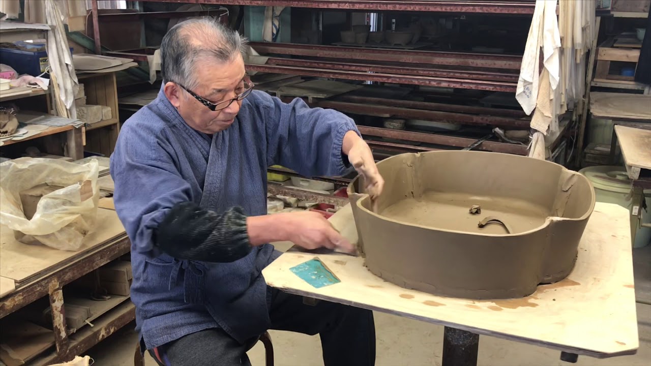 中野行山 盆栽鉢の作り方 Nakanogyozan how to make 