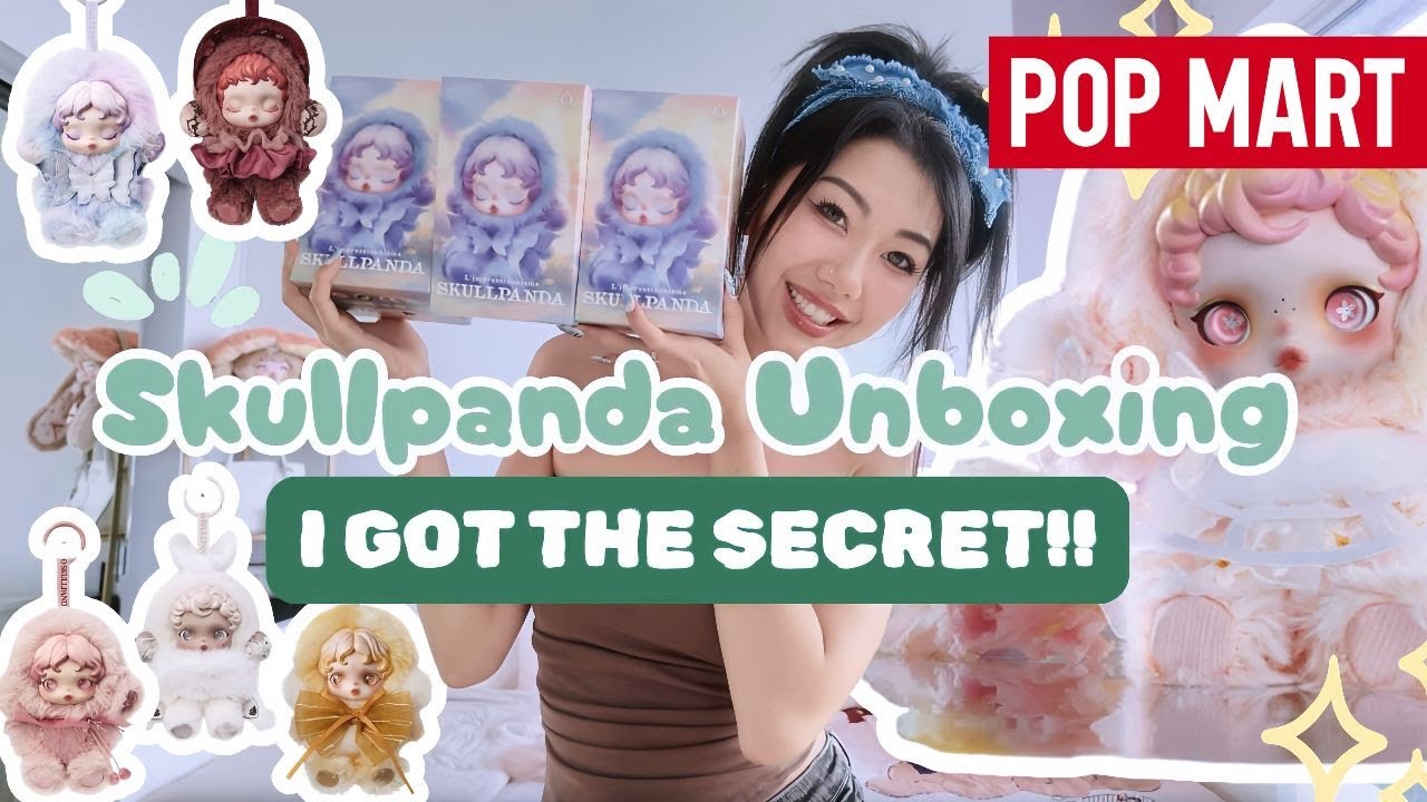 FINALLY Pulled the SECRET Skullpanda! 🌸✨ “In the Garden” from L