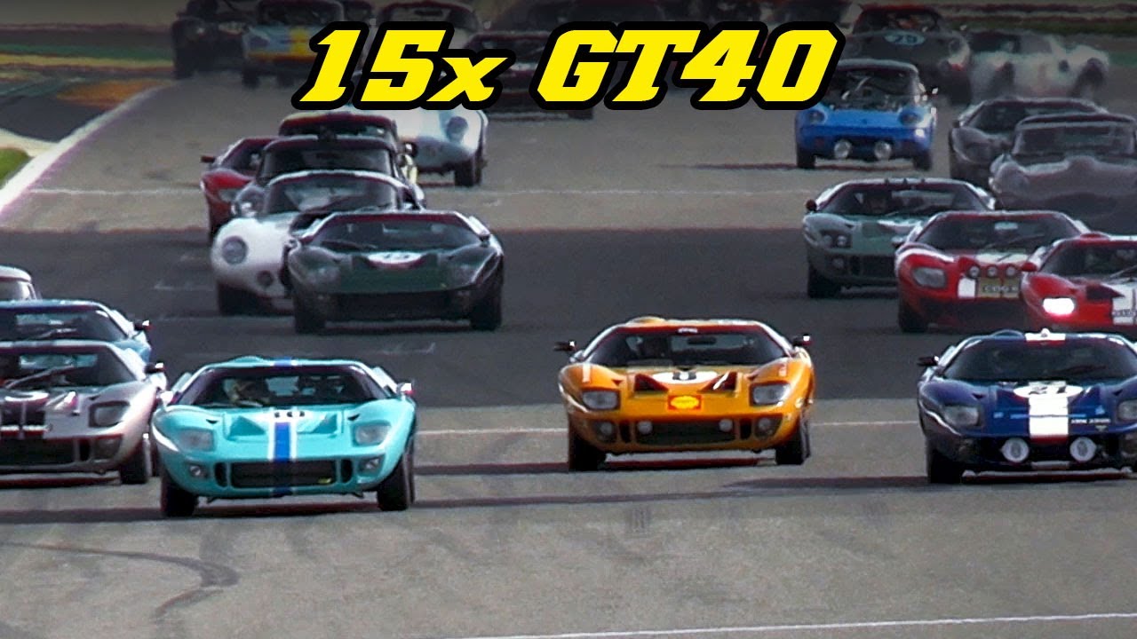 15x FORD GT40 at Spa | 400hp V8 | Racing in 2021-2023 - YouTube
