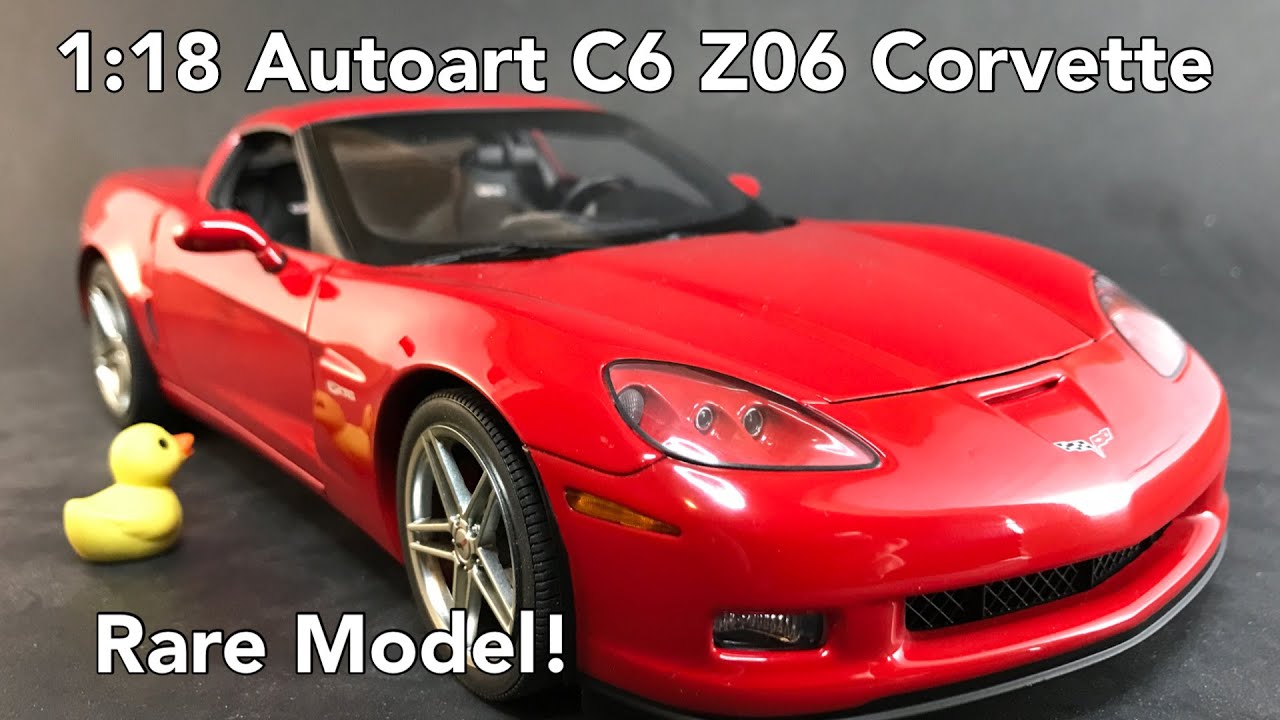 1:18 Autoart Chevrolet Corvette C6 Z06 Review! - YouTube