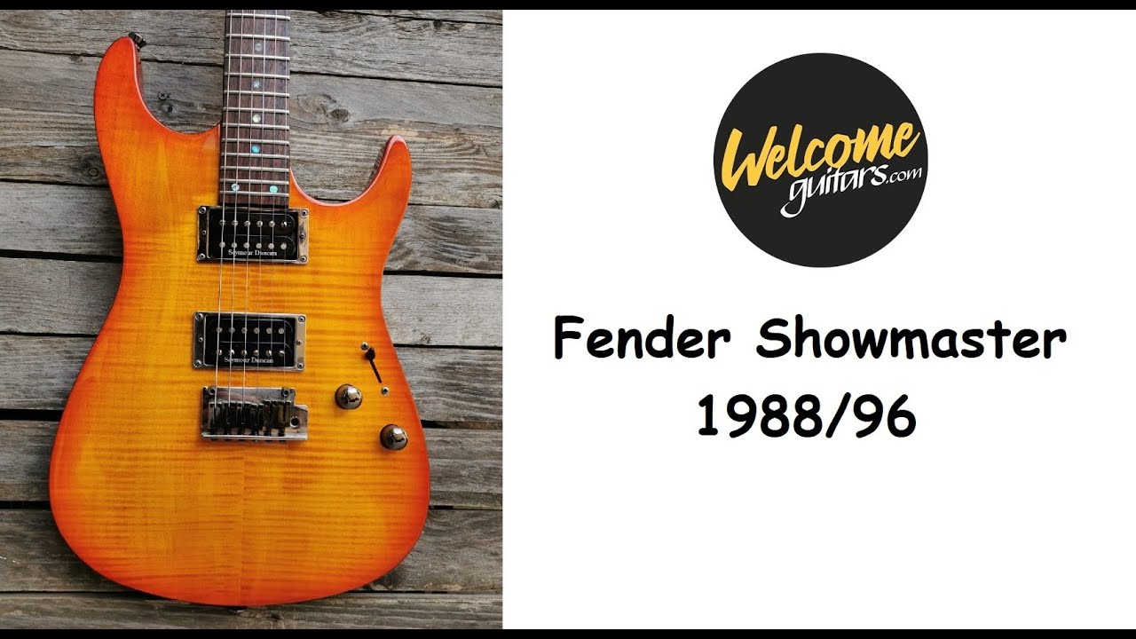 Fender Showmaster 1988/96 Flamed Maple Top HH Special Edition with