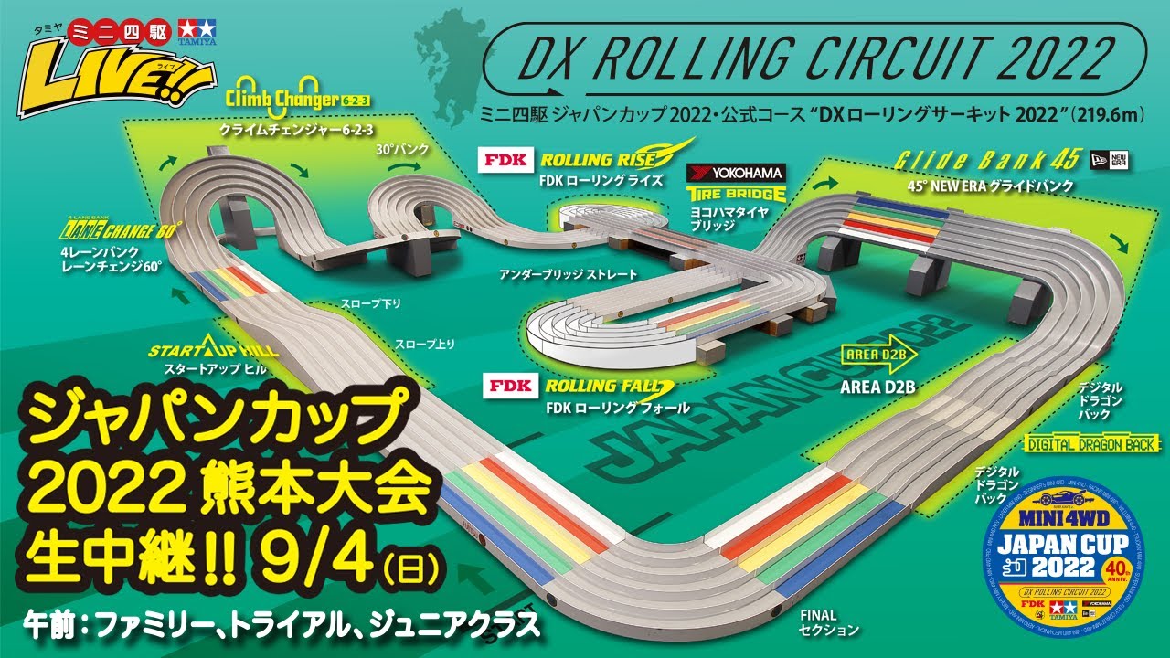 08】ミニ四駆ジャパンカップ2022 熊本大会(9/4午前)トライアル