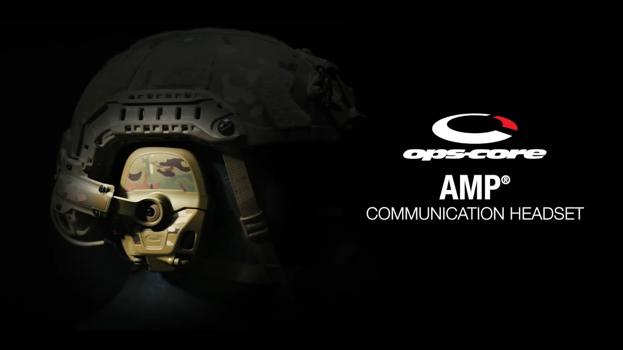 Ops-Core® AMP Communication Headset - Connectorized - Tactical