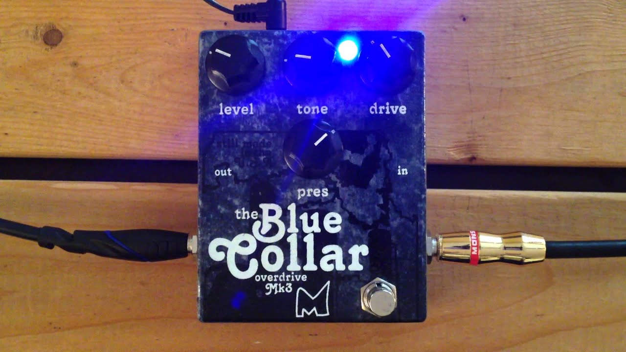 5 Minutes with the Menatone Blue Collar Overdrive mk3 - Pedal Demo