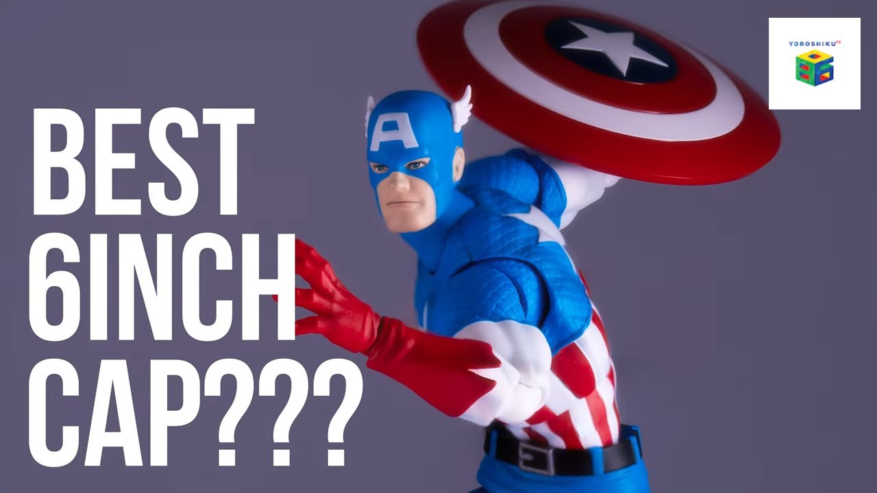 Medicom Toy Mafex No.217 Captain America Comic Ver. Review - YouTube