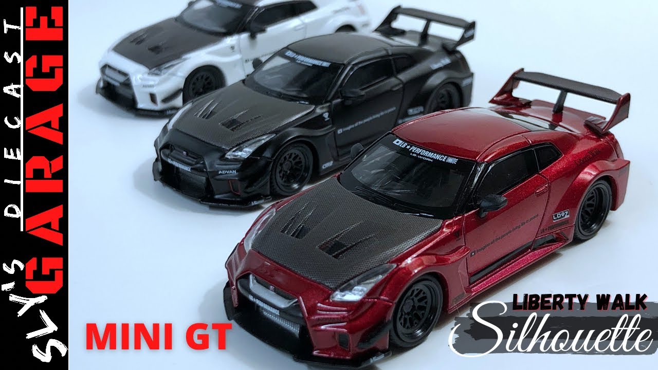 MINI GT Liberty Walk Silhouette Works GT NISSAN 35GT-RR Ver.1 Lava