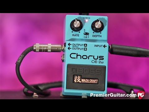 Review Demo - Boss CE-2w Chorus Waza Craft - YouTube