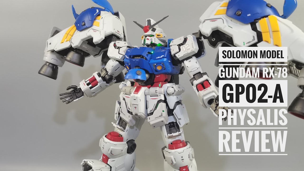 Solomon Model RX-78-GP02-A Gundam Physalis Review - YouTube