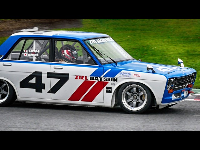 ZIEL DATSUN 510 ブルーバード Racing【Cars and】JCCA 筑波