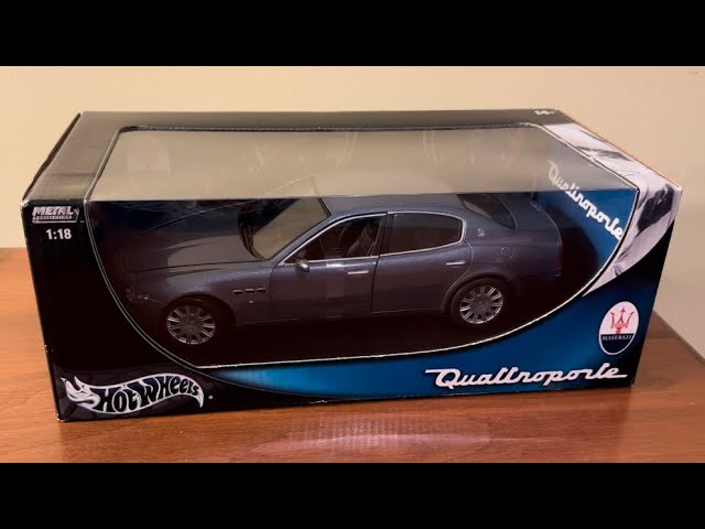 Hot Wheels Maserati Quattroporte Unboxing (Scale 1/18) - YouTube
