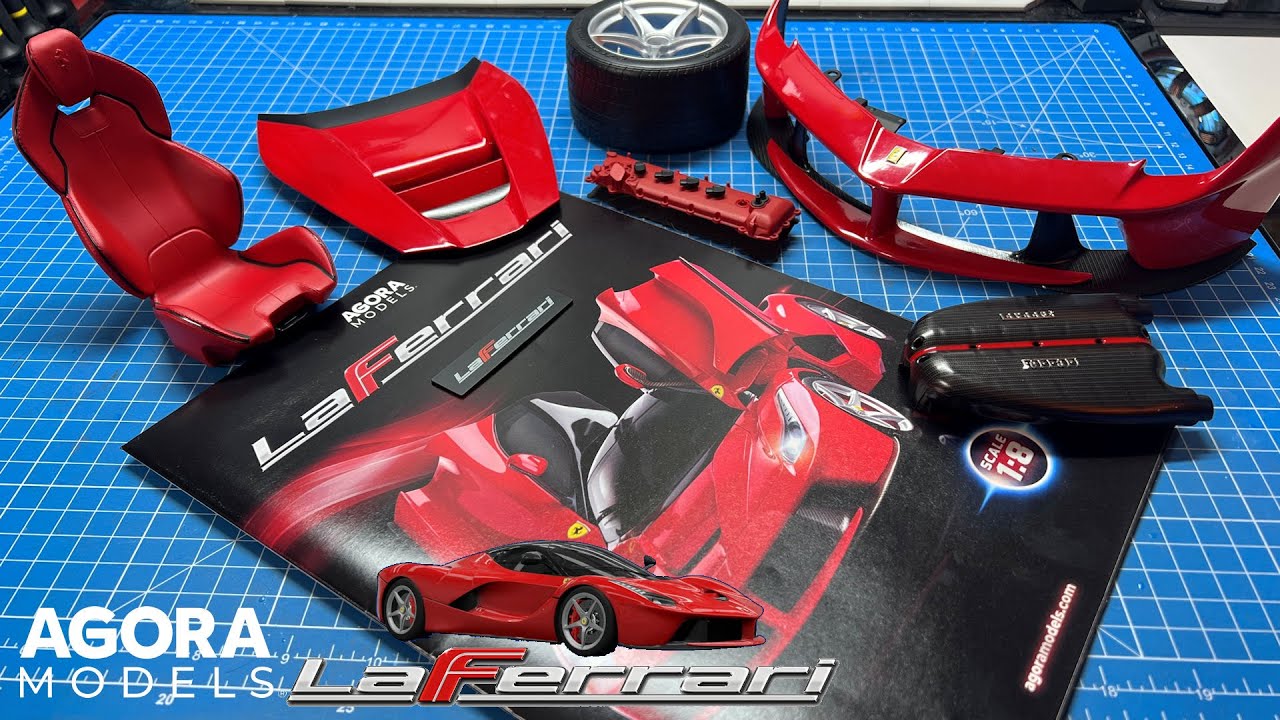 Build the LaFerrari 1:8 Scale - Pack 1 - Stages 1-8 - YouTube