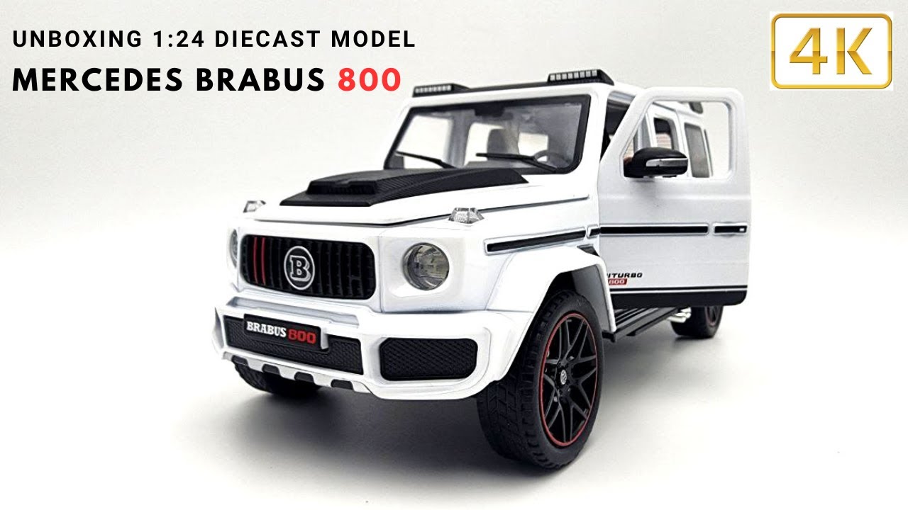 Unboxing | 1:24 Brabus 800 Diecast Metal Model- Miniauto - YouTube