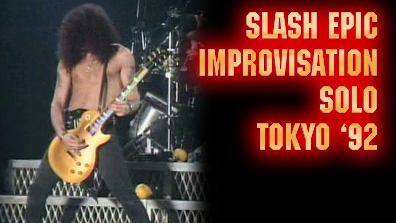 Slash – Epic Improvisation Solo | Guns N'Roses Concert in Tokyo