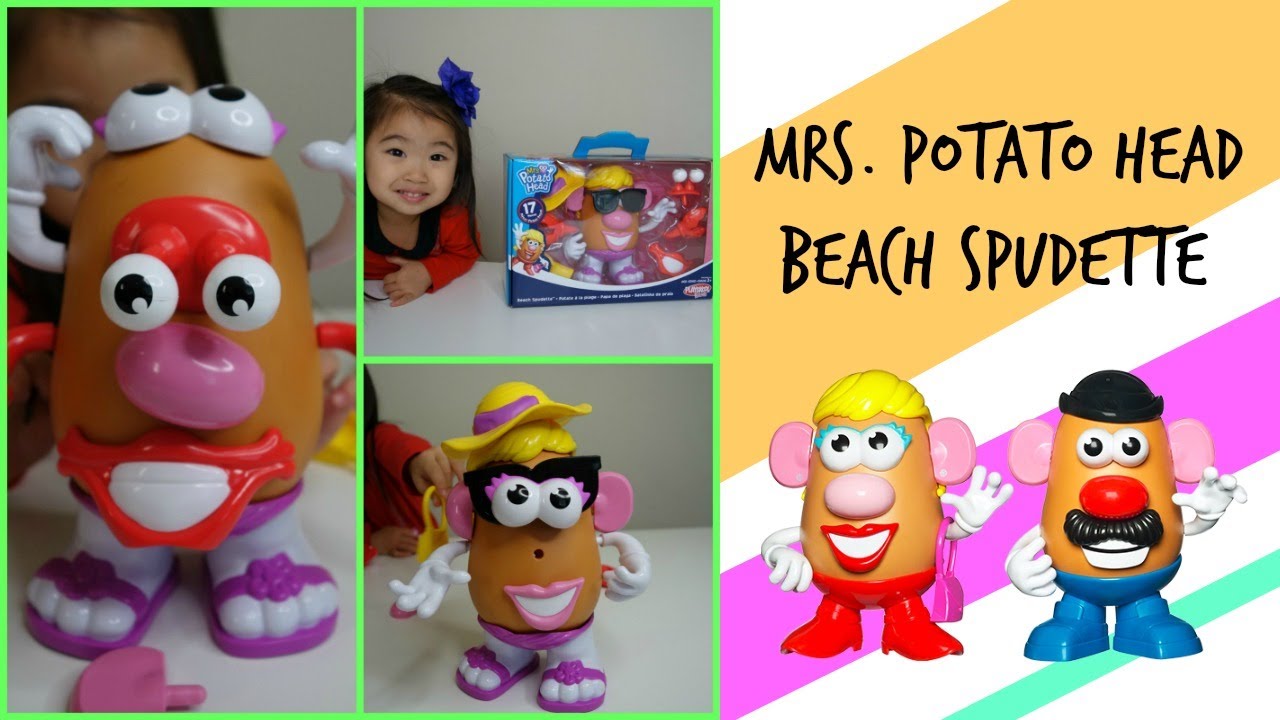 Mrs Potato Head Beach Spudette Silly Wrong Head Potato ~ Sophie's