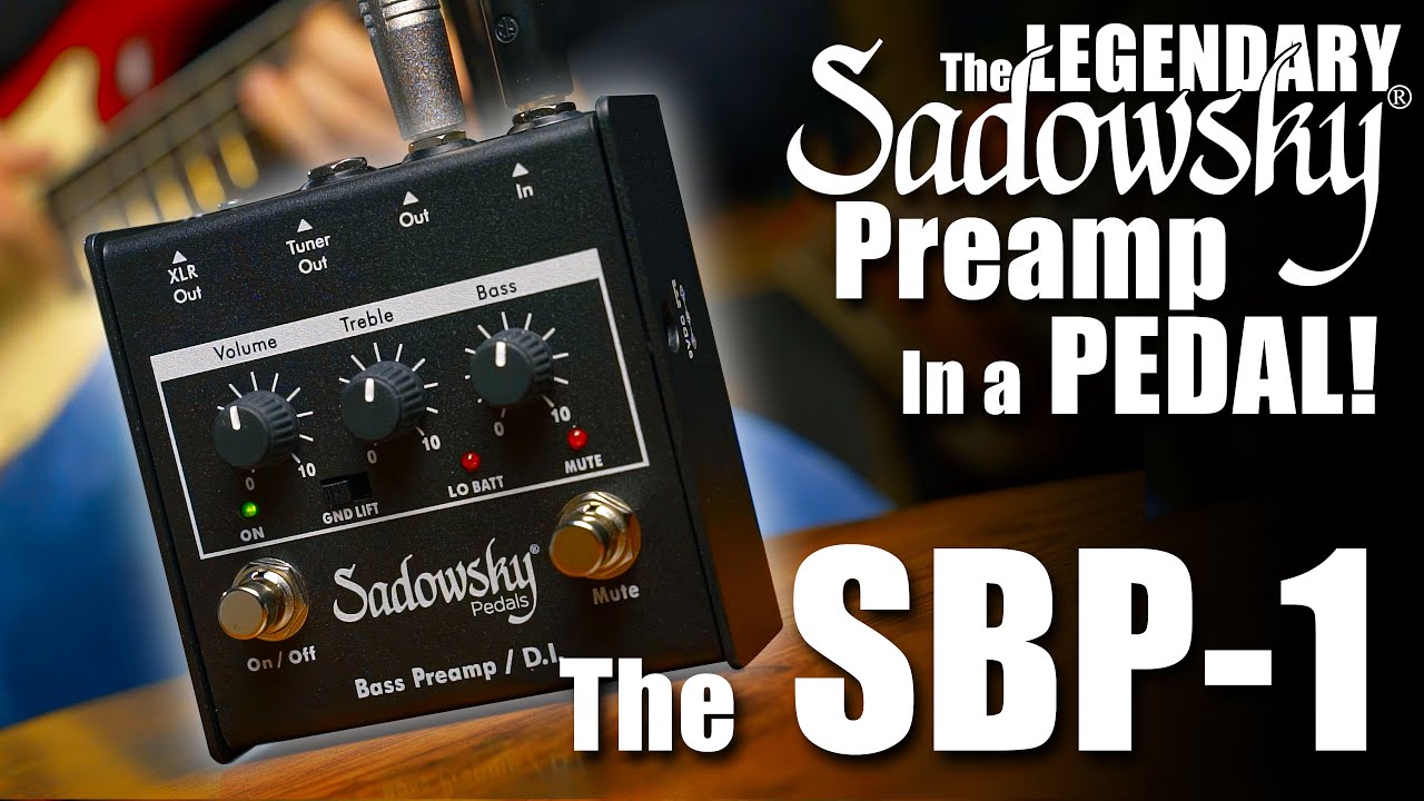 BEEF UP any PASSIVE BASS!!! With the Legendary SADOWSKY PREAMP
