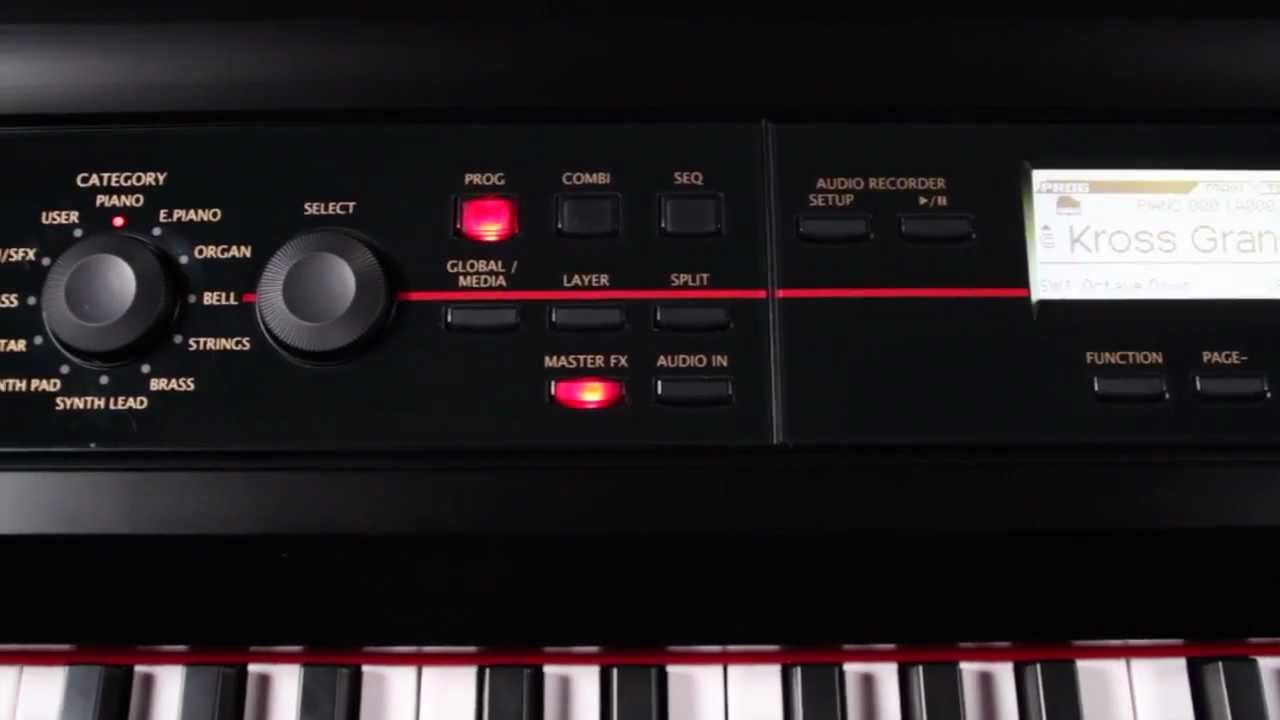 KORG KROSS VIDEO MANUAL「1. Introduction & Navigation」 - YouTube