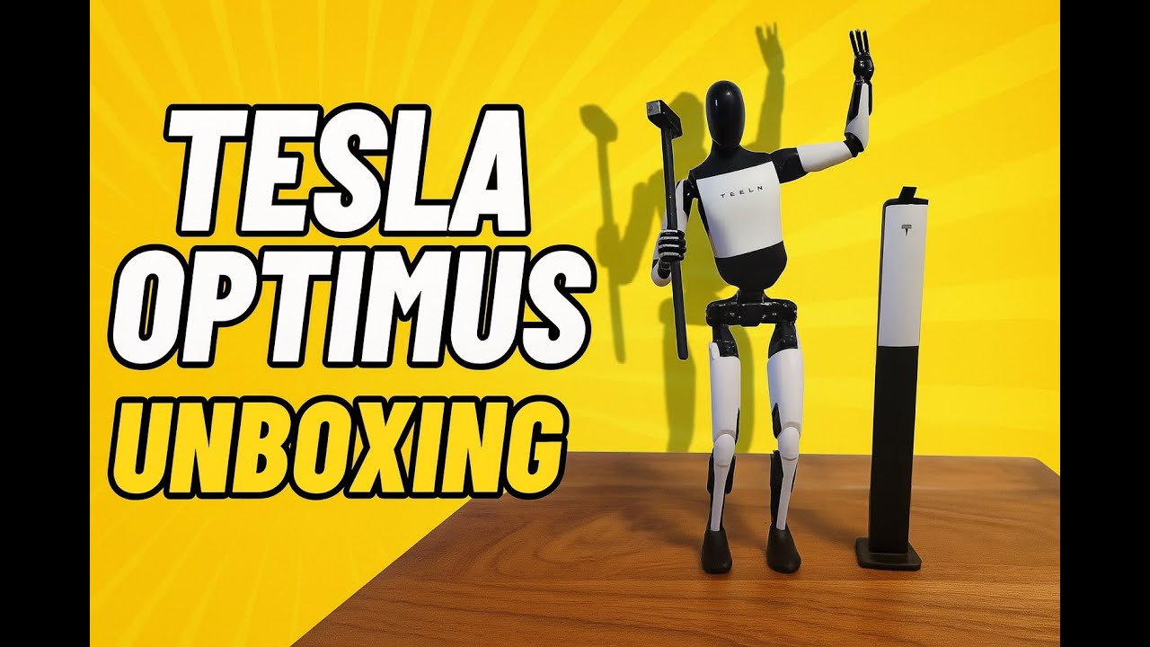 Tesla Optimus Mini Robot Unboxing | Highly Detailed Collectible