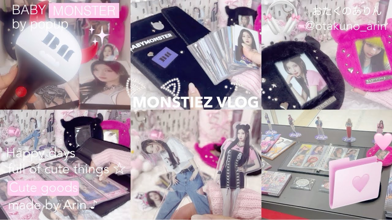 Babymon😈POPUP MD Purchases and Trading Card Storage🎀BABYMONSTER