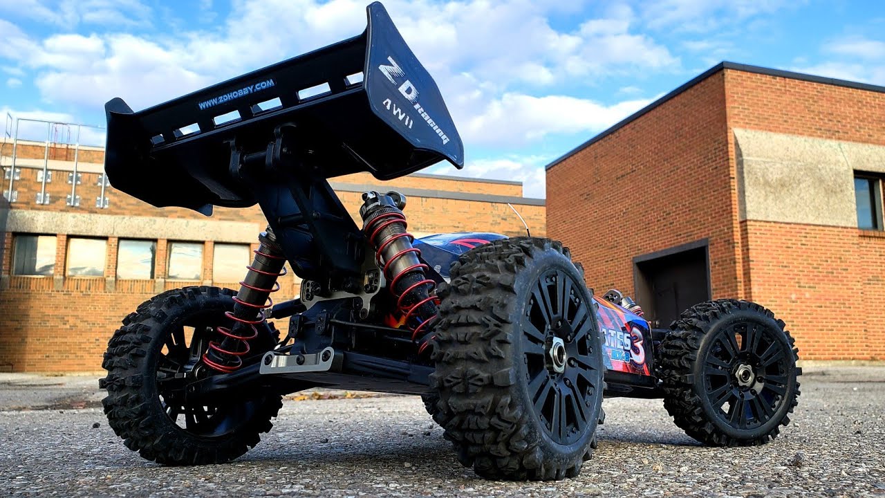 ZD Racing BX-8E Pirates 3 maiden speed test (Video #2) - YouTube