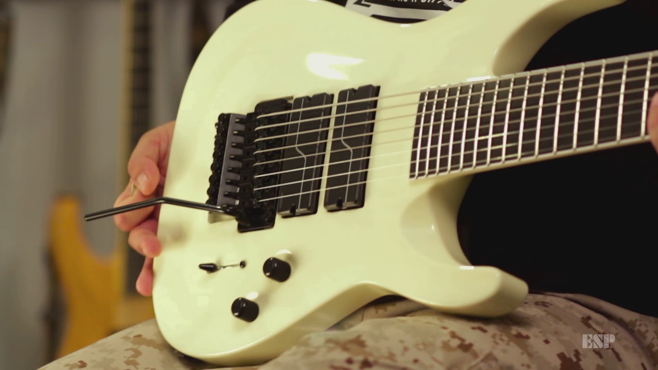 ESP Guitars: Stef's Customs - Glow-In-The-Dark Baritone 8-String