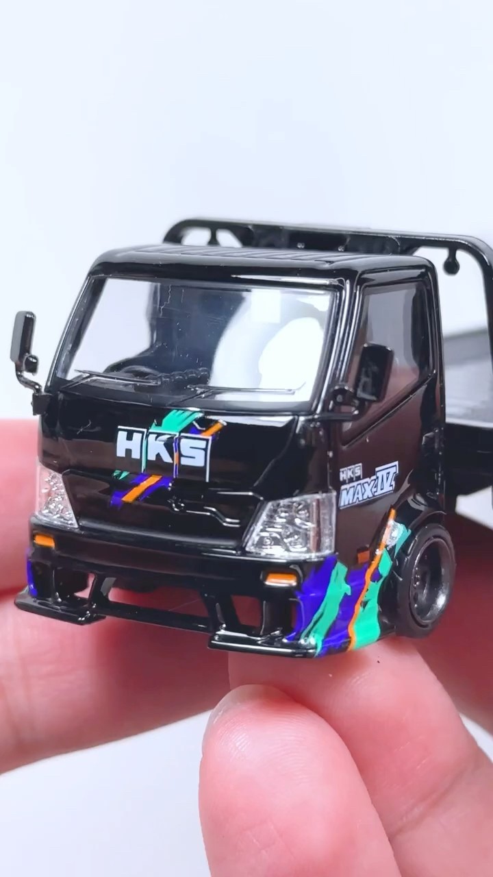 Time Micro 1:64 H300 Flatbed HKS – Perfect Car Hauler 😍 #Diecast