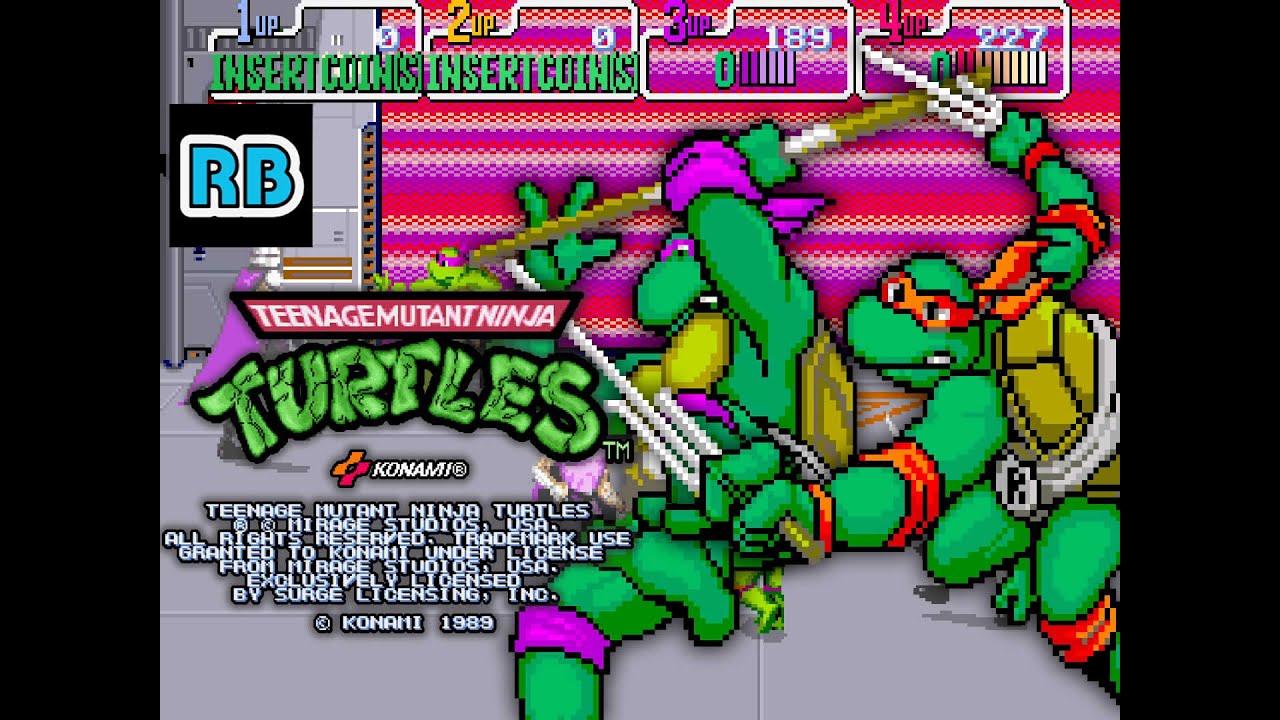 1989 [60fps] Teenage Mutant Ninja Turtles (World) 2Players