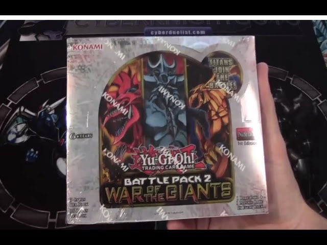 Yugioh Battle Pack 2 War of the Giants Box Opening The Egyptian