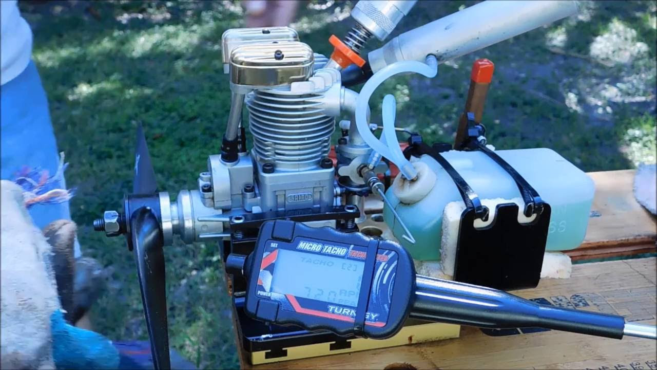 Saito FA-120S On Cool Power MV 4 Stroke - YouTube