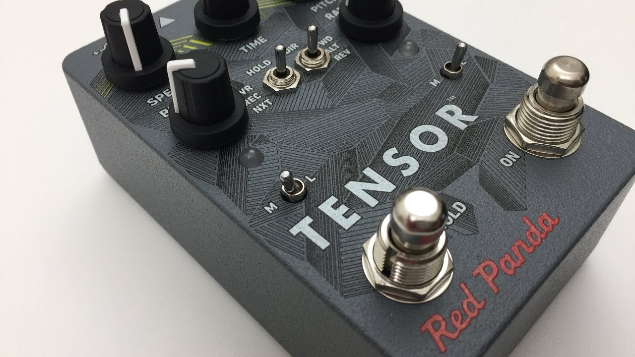 Red Panda Tensor - time warp pedal