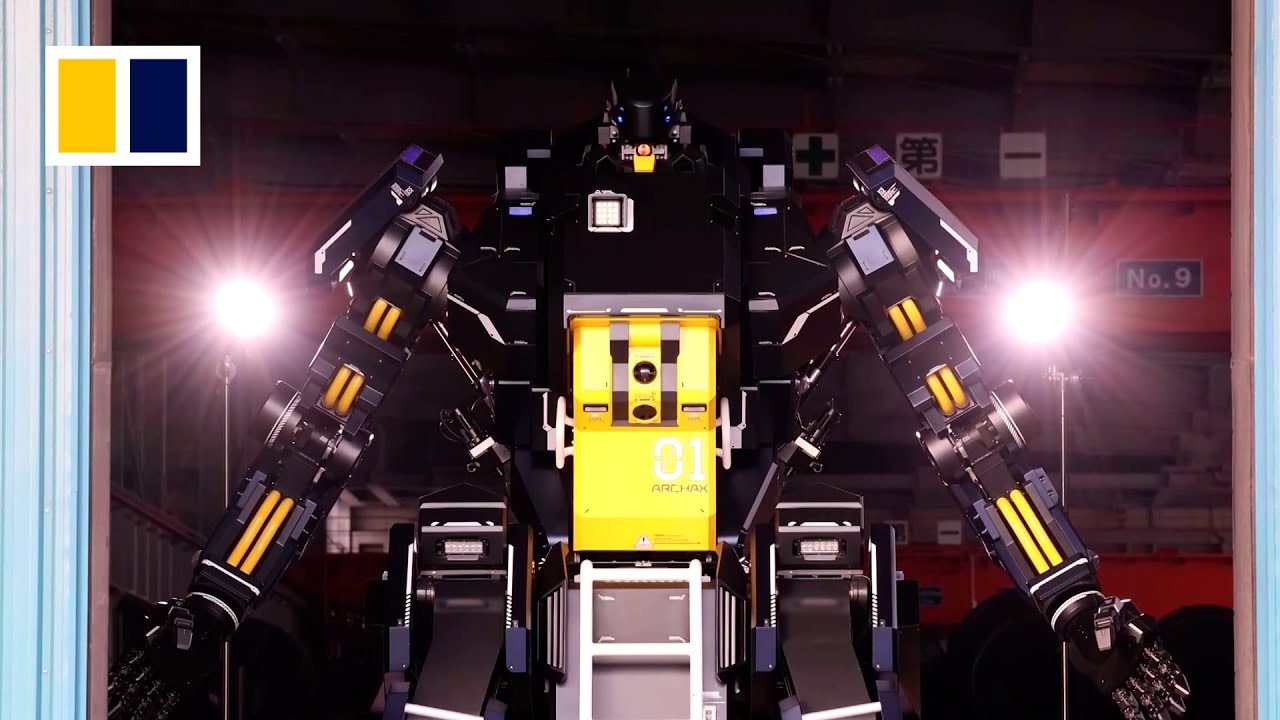 Japan's US$2.7 million Gundam-inspired robot suit - YouTube