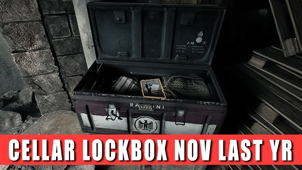 Cellar Lockbox November Last Year Indiana Jones and the Great